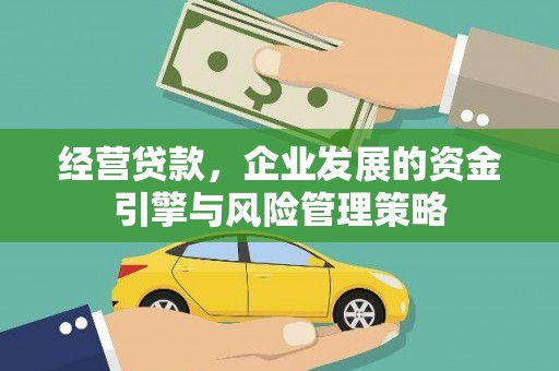 赤水经营贷款，企业发展的资金引擎与风险管理策略