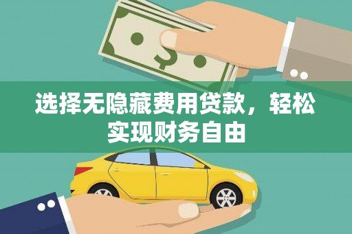 临漳选择无隐藏费用贷款，轻松实现财务自由