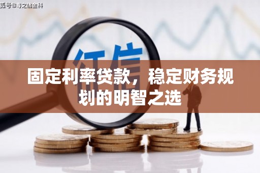 宜良固定利率贷款，稳定财务规划的明智之选