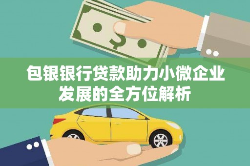 金峰包银银行贷款助力小微企业发展的全方位解析 金峰包银银行贷款助力小微企业发展的全方位解析