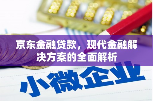 保德京东金融贷款，现代金融解决方案的全面解析