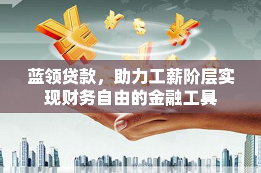 乳源蓝领贷款，助力工薪阶层实现财务自由的金融工具