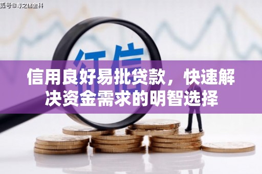 庆元信用良好易批贷款，快速解决资金需求的明智选择