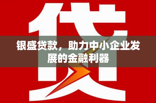 台江银盛贷款，助力中小企业发展的金融利器