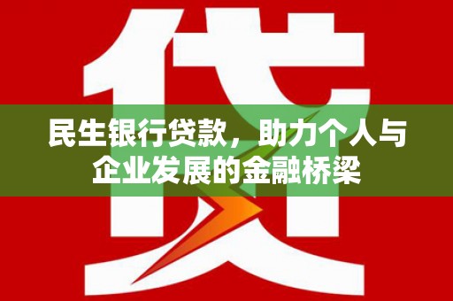 林园民生银行贷款，助力个人与企业发展的金融桥梁