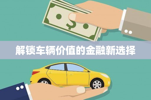 秦淮解锁车辆价值的金融新选择
