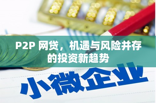 信阳P2P 网贷，机遇与风险并存的投资新趋势